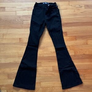 Hollister Black Flared Jeans